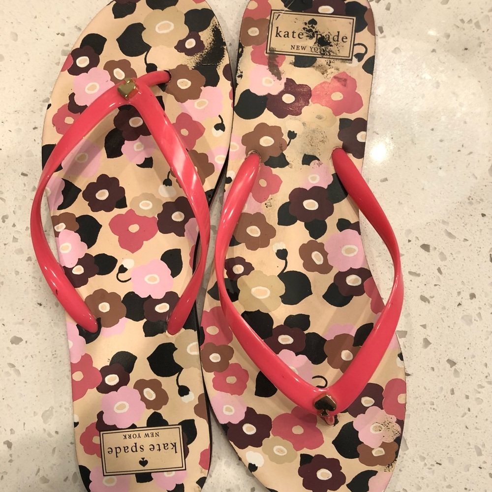 Kate Spade Flip Flops 9/10
